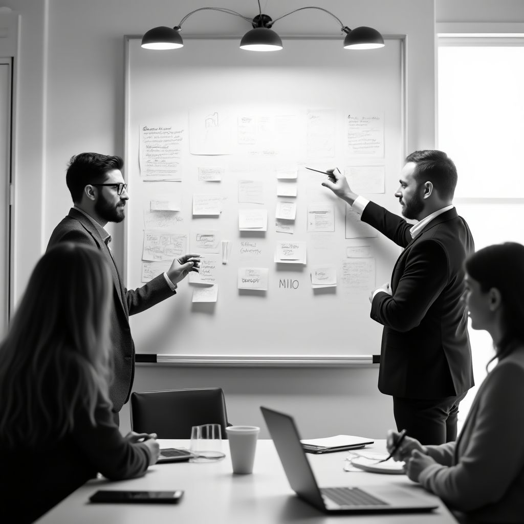 Echipa noastră în timpul unui workshop creativ